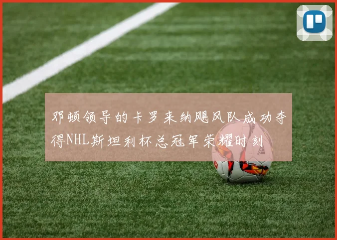 邓顿领导的卡罗来纳飓风队成功夺得NHL斯坦利杯总冠军荣耀时刻