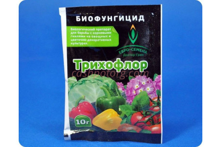 Средство защиты растений биофунгицид Трихофлор 10г от грибков и болезней