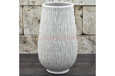 Ваза для цветов керамическая Кориди капучино ваза конус h25см , 76-112