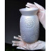 Ваза для цветов керамическая Астра белая ваза флора h22см , 24-523
