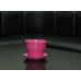 Горшок для цветов керамический с поддоном Колибри Глянец роз.10,5см ГЛ804/1                 
